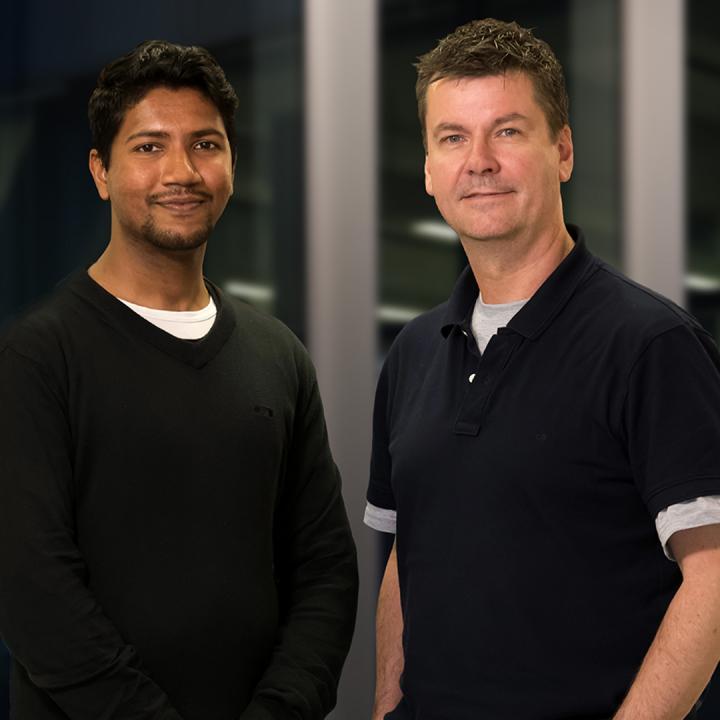 Professor Trevor Lithgow and Dilshan Gunasinghe