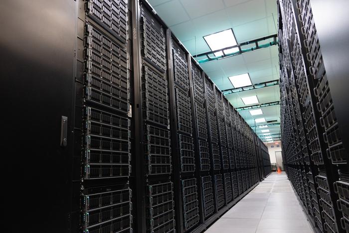 Computer servers at the Texas Advanced Computing Center