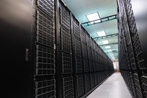 Computer servers at the Texas Advanced Computing Center