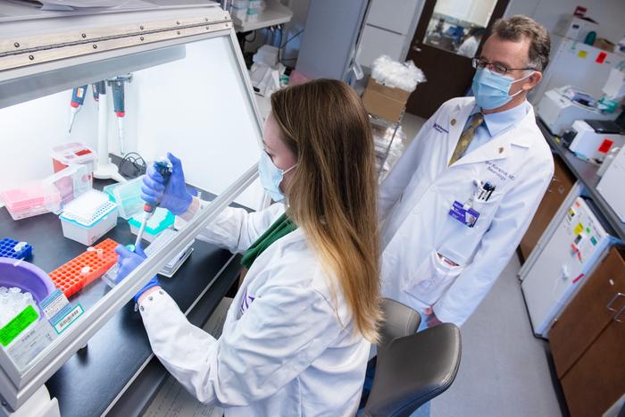 Long COVID researchers inside the Neuro COVID-19 Research Lab at Northwestern Medicine