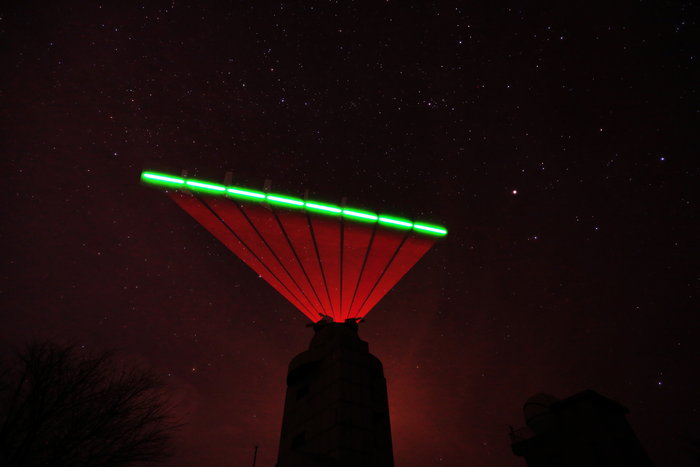 Space-to-ground QKD experiment