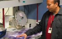 Sumit Chanda, Ph.D. in the lab