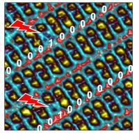 A Scanning Tunnelling Microscope Image of Smart Molecular Switches