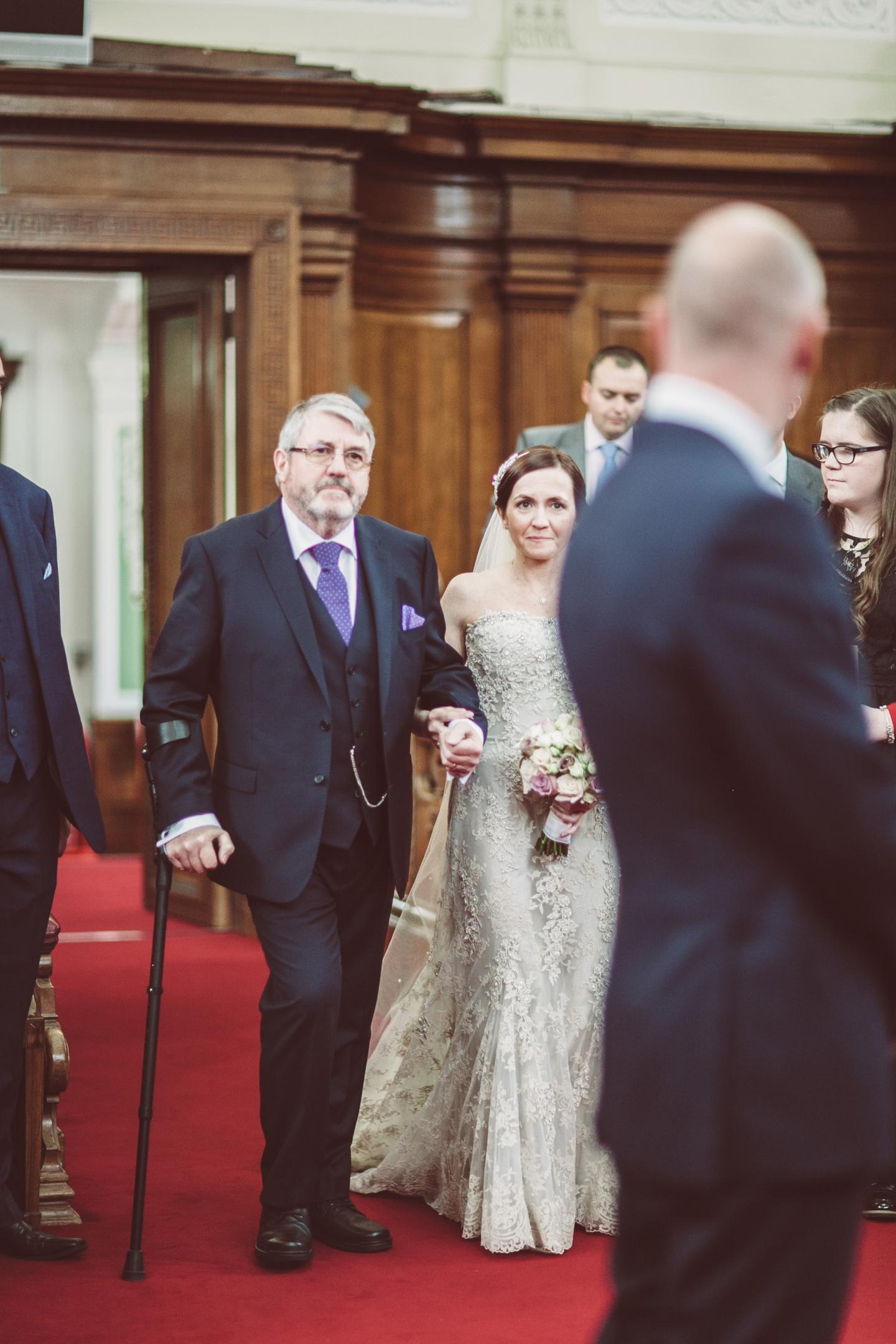 Multiple Sclerosis Standing Frame -- John Kendrick Walks His Daughter down the Aisle