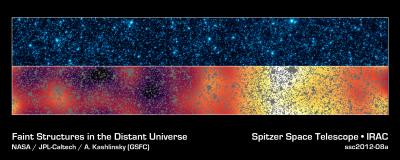 Early Glimpse of the Cosmic Infrared Background