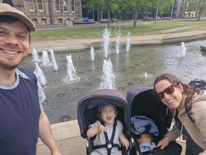 Kellie, Jason and their two children.