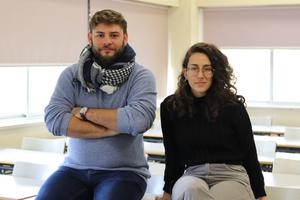 Two of the researchers who participated in the study