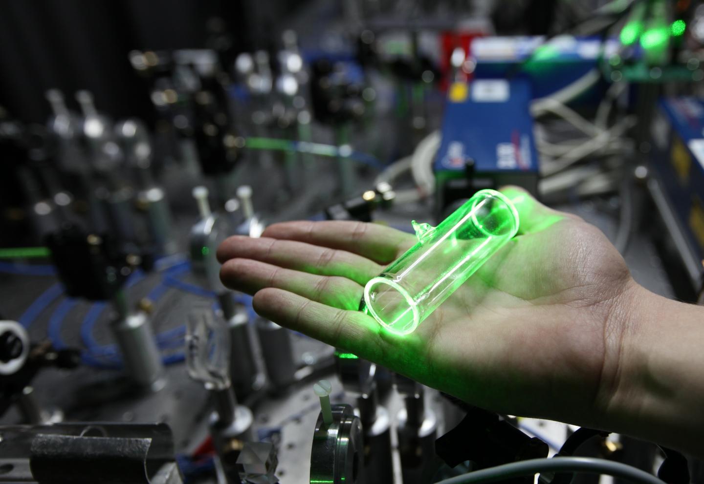Source of Large Groups of Photons