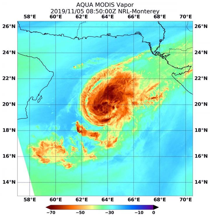 Water Vapor Info on Maha