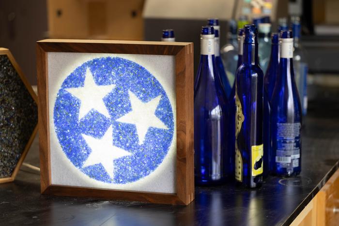 Using old glass to make new products
