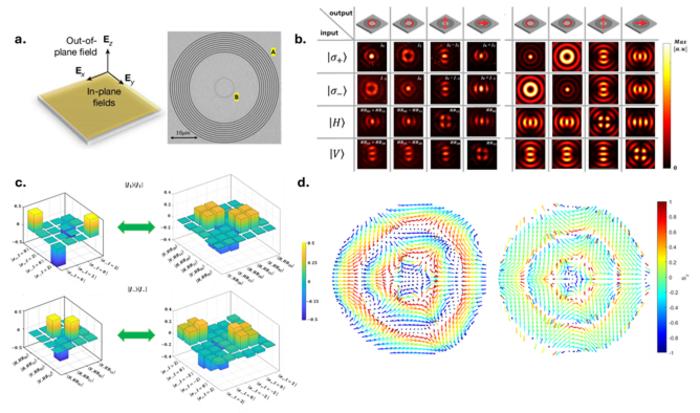 Figure 1| Nanophotonic generation, tomography, and reconstruction of a photonic anti-skyrmion state