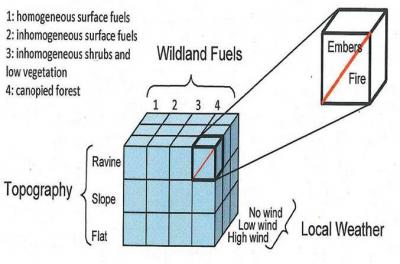 Matrix for Capturing Exposure from Wildland Fuels