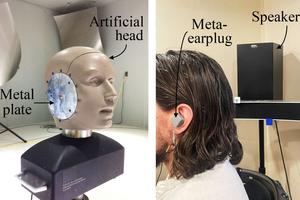 Authors tested the 3D-printed meta-earplug on an artificial head and a group of human participants