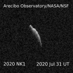 Radar Image of Asteroid 2020 NK1