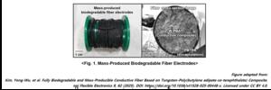 Fig. 1. Mass-Produced Biodegradable Fiber Electrodes