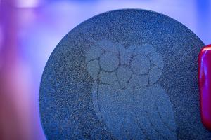 patterned diamond wafer