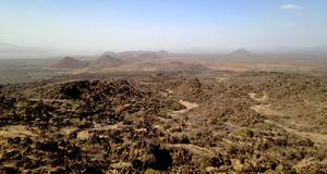 Looking out into the Main Ethiopian Rift, taken at Boset Volcano in Ethiopia