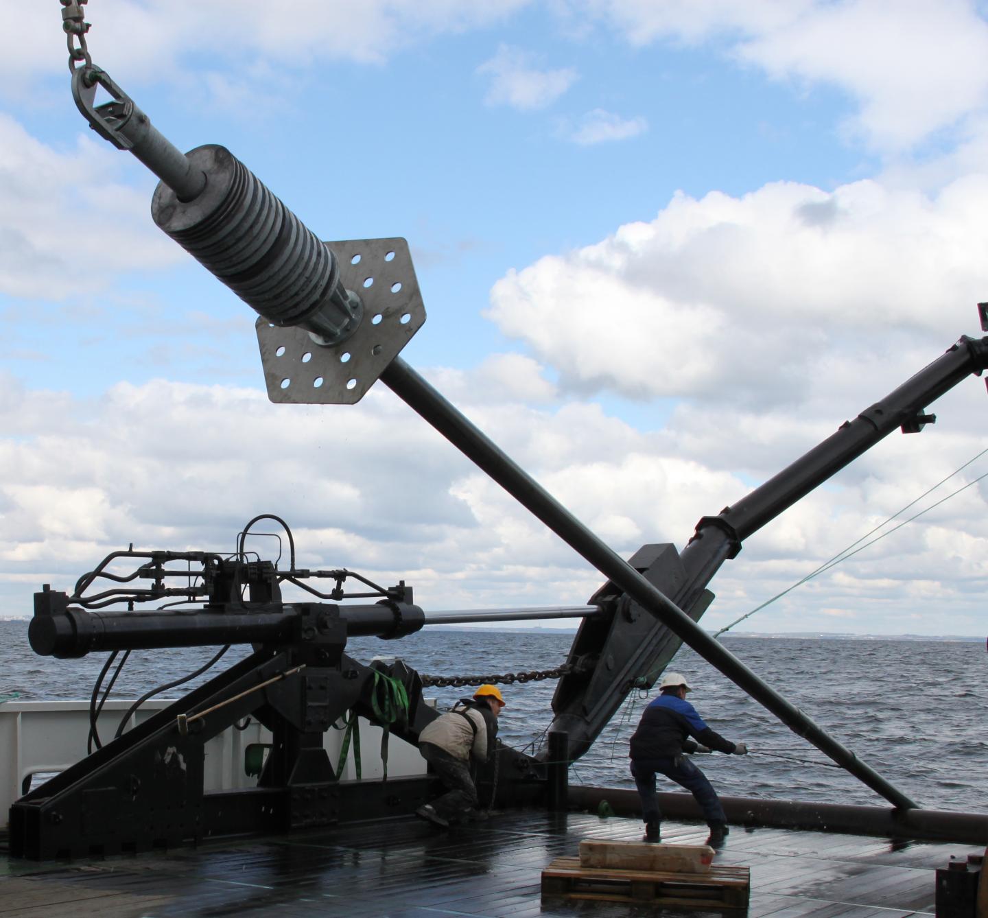 Sediment Core from Seabed