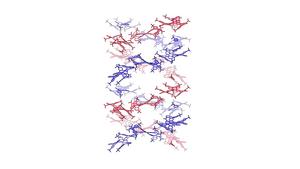3D view of the new chiral porous crystal