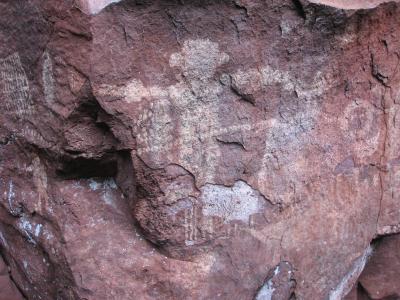 Human-Like Figure and Symbols