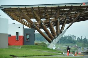 Bamboo Toll booth in Columbia