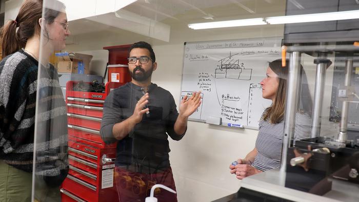 USU Geoscientists in Rock Deformation and Earthquake Mechanics Lab