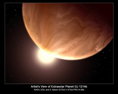 A Cloudy Super-Earth