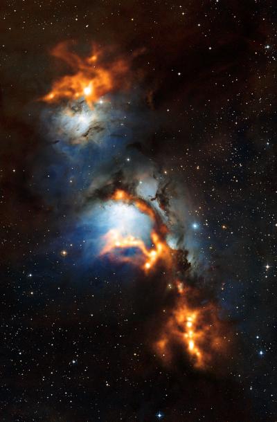 Cosmic Dust Clouds in Messier 78