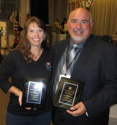 Dona Mapston, Salk Institute Education Specialist and Don Whisman, San Diego Unified School District