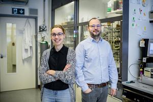 Veronika Šlachtová and Milan Vrábel of IOCB Prague