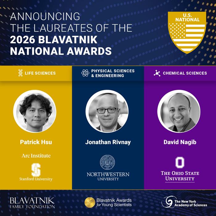 Announcing the 2026 Blavatnik Naitonal Awards Laureates