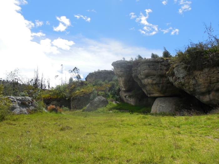 The archeological site of Tequendama I at the border of the Sabana de Bogotá, Cundinamarca, Colombia.