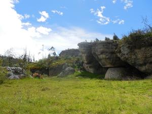 The archeological site of Tequendama I at the border of the Sabana de Bogotá, Cundinamarca, Colombia.