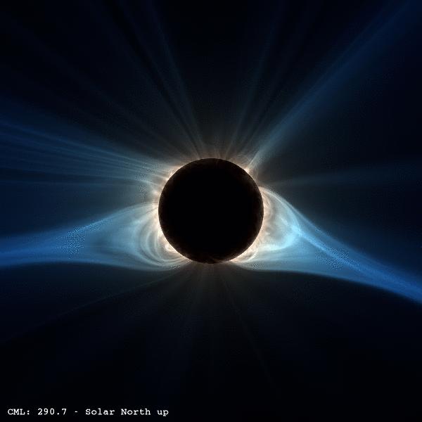 Visualization of the Sun's Three-Dimensional Magnetic Field