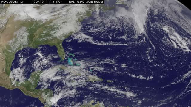 GOES-East Animation of Arlene