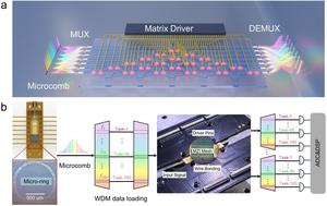 Figure 2. Ultra-high parallel optical computing architecture.