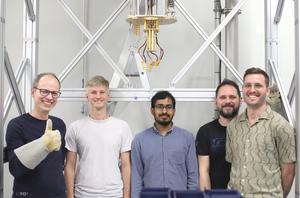 ICFO researchers in the lab