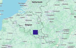 Total Observed Seafloor Area Belgium Comparison