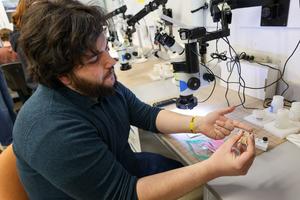 Graduate student Jack Stack and his geosciences research team discovered a new species of extinct predatory fish from the Triassic era.
