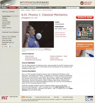 MIT Web Site Selected for Prestigious Prize by <i>Science</i> (5 of 6)