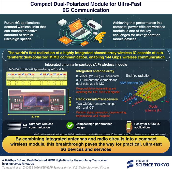 Compact Dual-Polarized Module for Ultra-Fast 6G Communication
