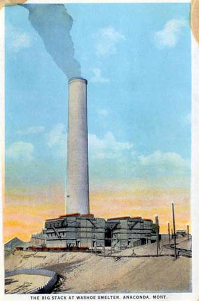 Washoe Smelter in Anaconda, Mont.