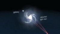 Distant Galaxy Magnified by a Quasar