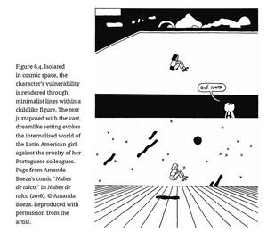 A page from Amanda Baeza’s comic, Nubes de talco.