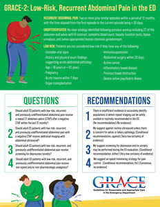 GRACE-2: Low-RIsk Recurrent Abdominal Pain in the ED