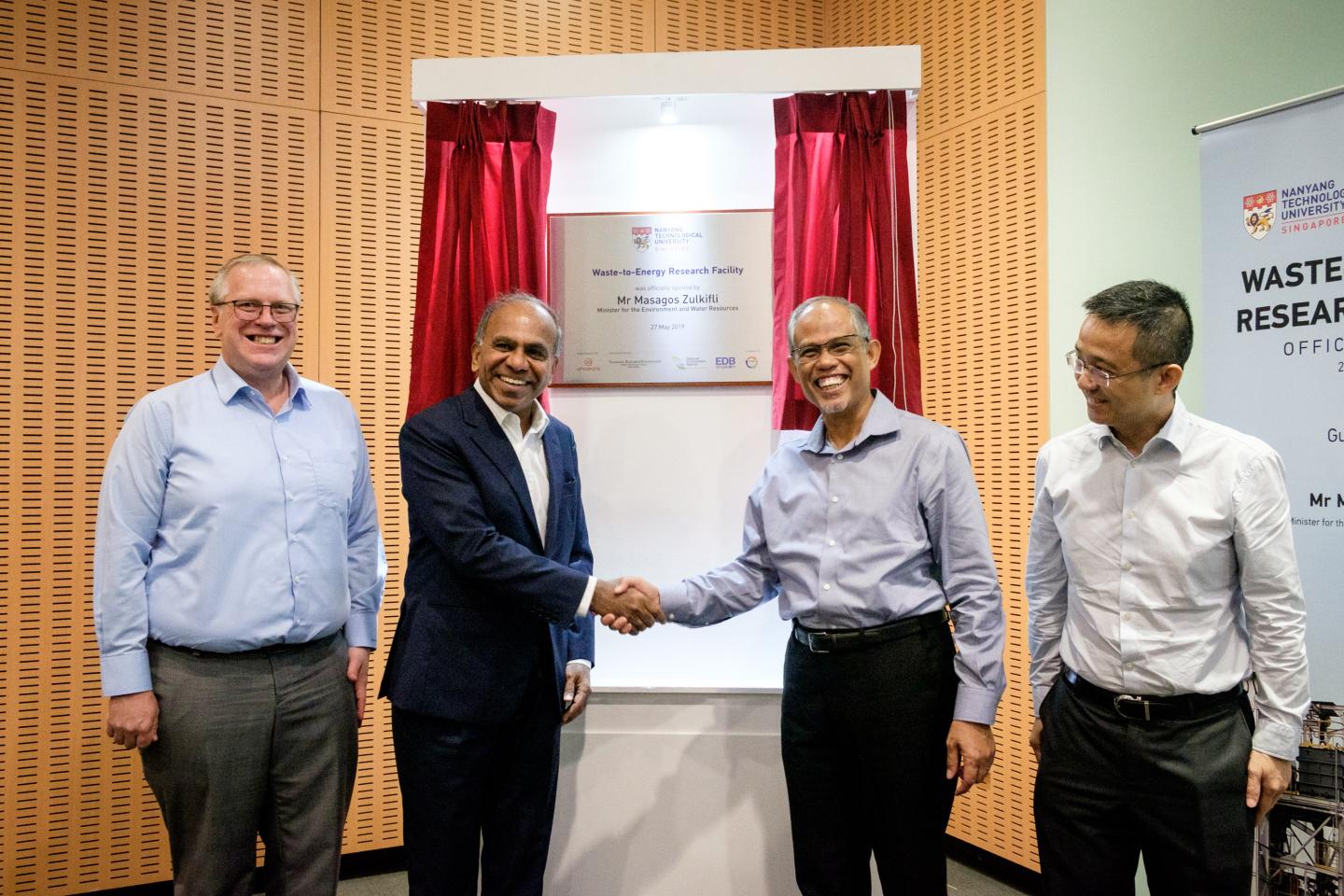 Launch of the New Waste to Energy Research Facility Today at NTU