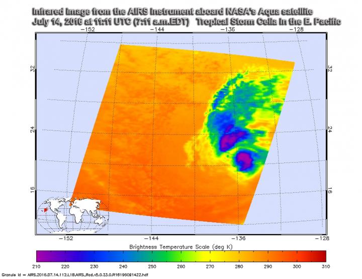 AIRS Image of Celia