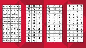 Ethiopic, Armenian, Georgian scripts