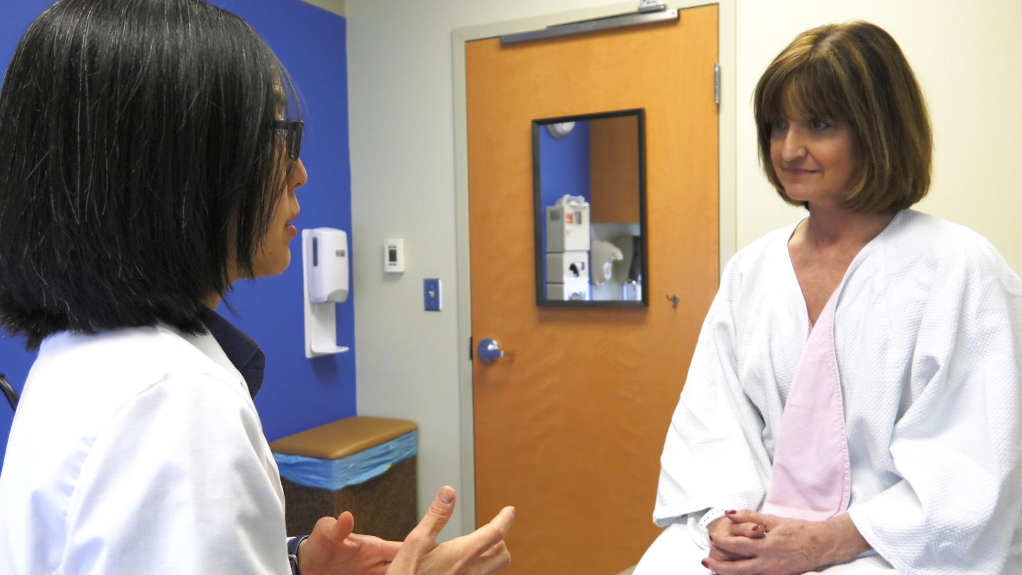 Dr. Clara Lee and Patient