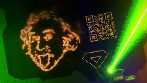 Laser-Written Portrait on As₂S₃
